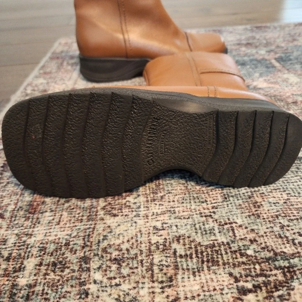 VTG La Canadienne Leather Square Toe Boots. Gritty Boho indiesleaze Fall winter